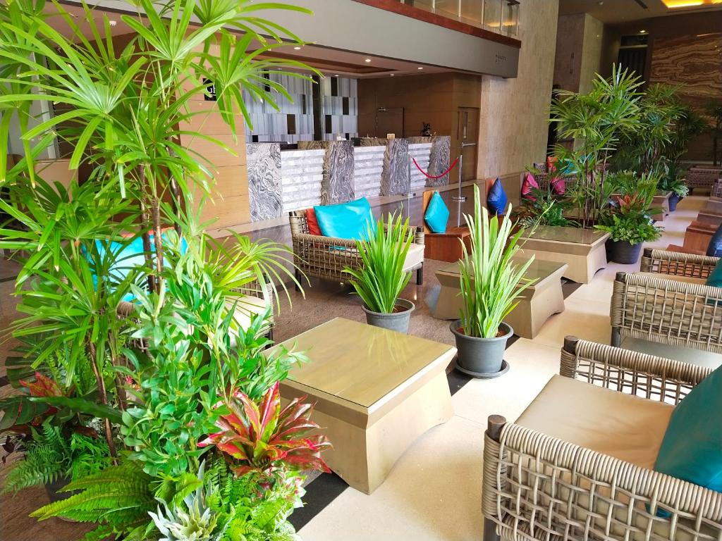 Posezení v ubytování Grand Howard Hotel Bangkok