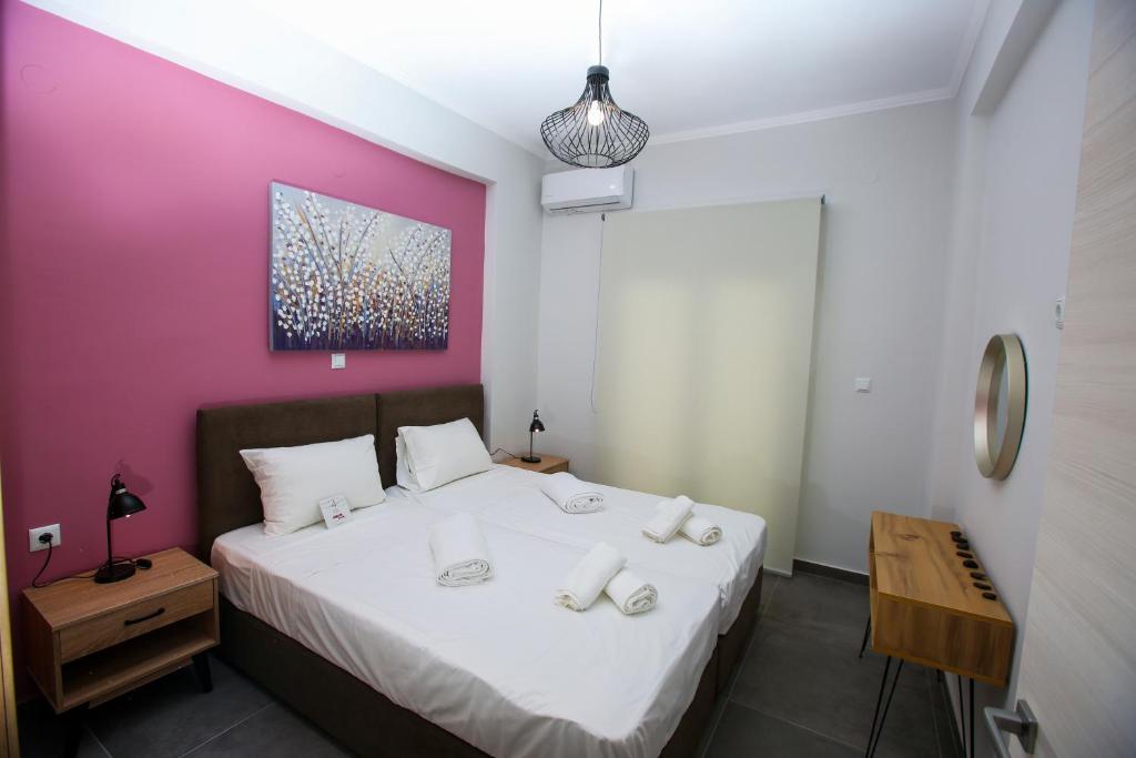Postel nebo postele na pokoji v ubytování Stella boutigue rooms