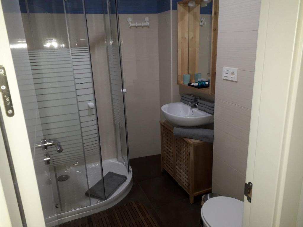 A bathroom at Pastor Design Suites