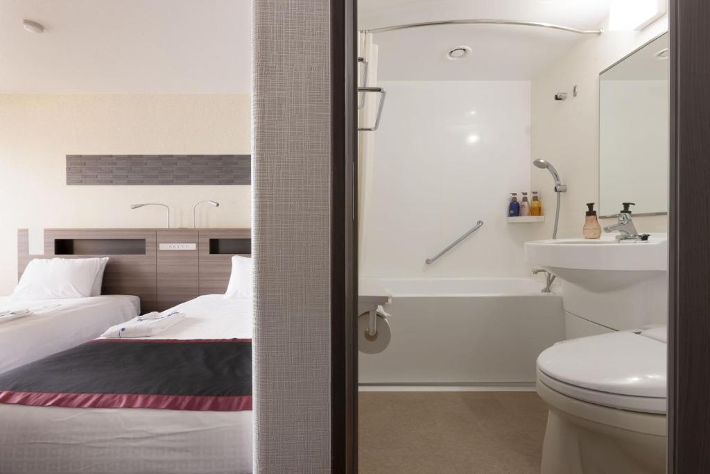 Koupelna v ubytování Onomichi Kokusai Hotel