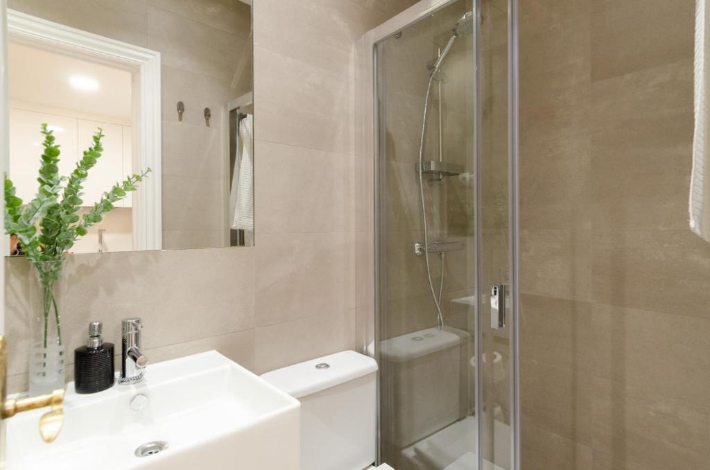 Koupelna v ubytování Palacio Premium Stay