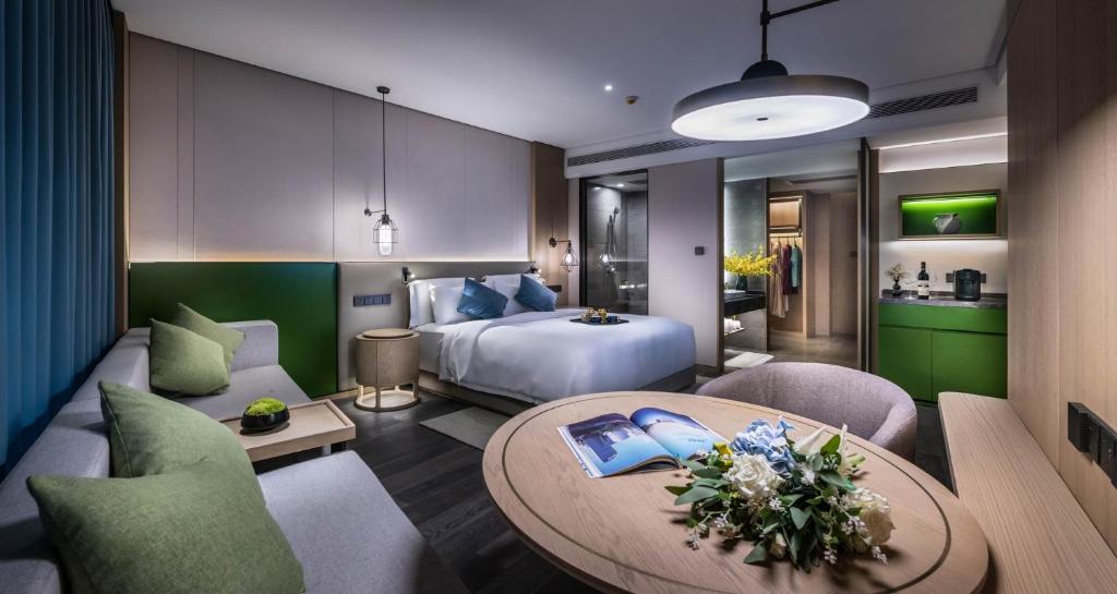 Posezení v ubytování Guangzhou Elegant Hotel