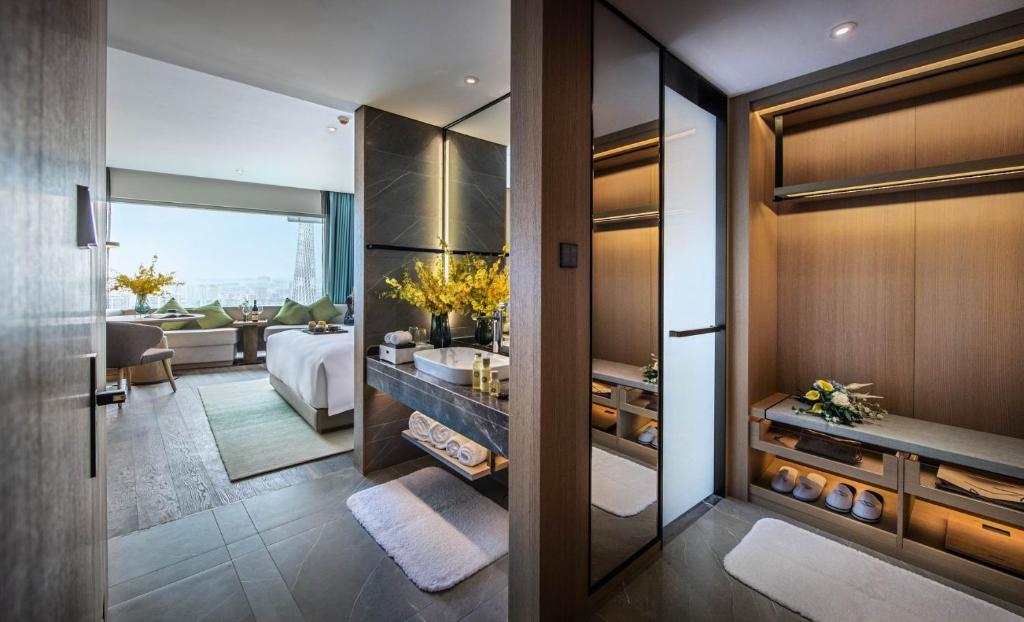Posezení v ubytování Guangzhou Elegant Hotel