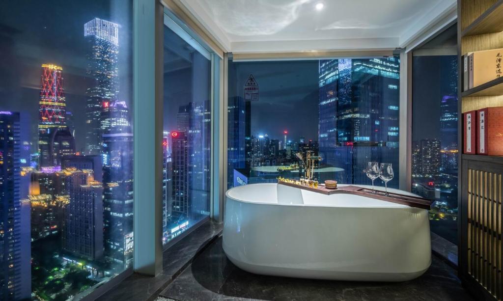 Koupelna v ubytování Guangzhou Elegant Hotel