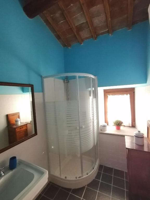Koupelna v ubytování B&B Paternocchio