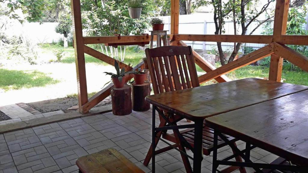 Patio nebo venkovní prostory v ubytování Villa Svalyavа