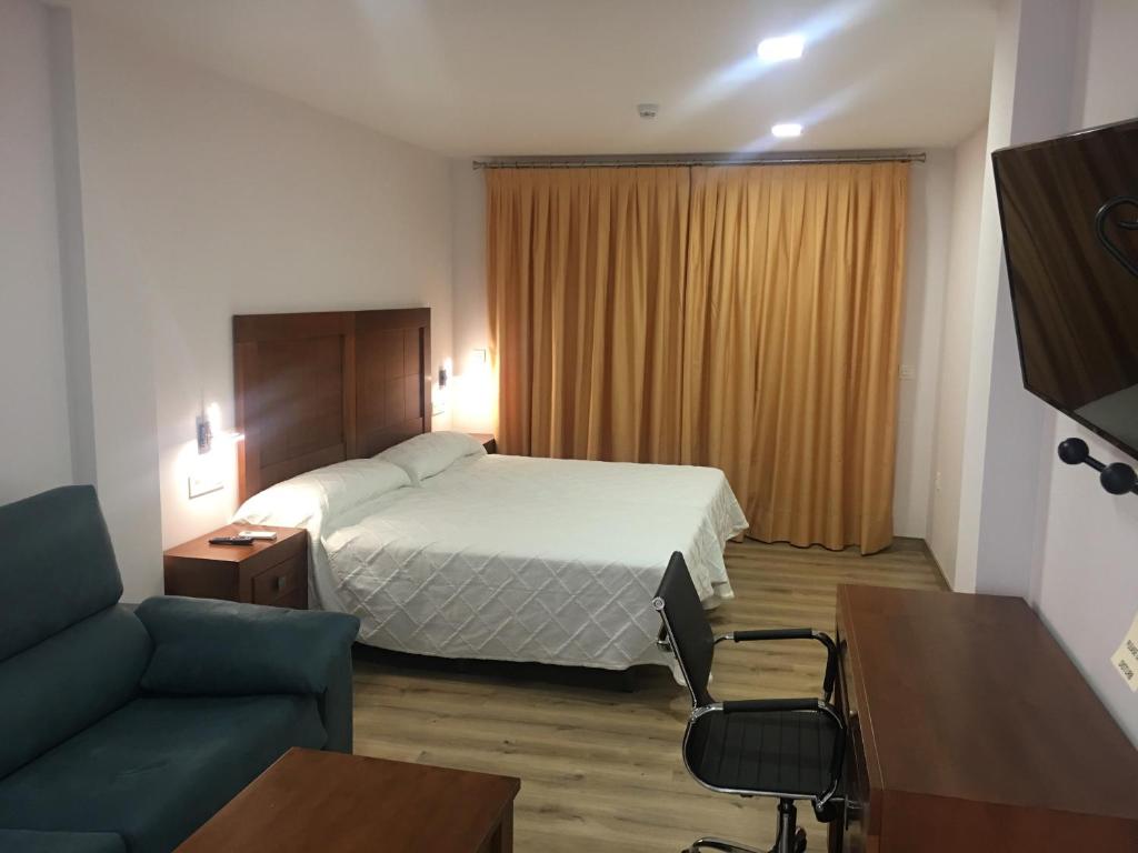Hostal - Restaurante Playa Azul - Chambre Lits Jumeaux Avec Terrasse