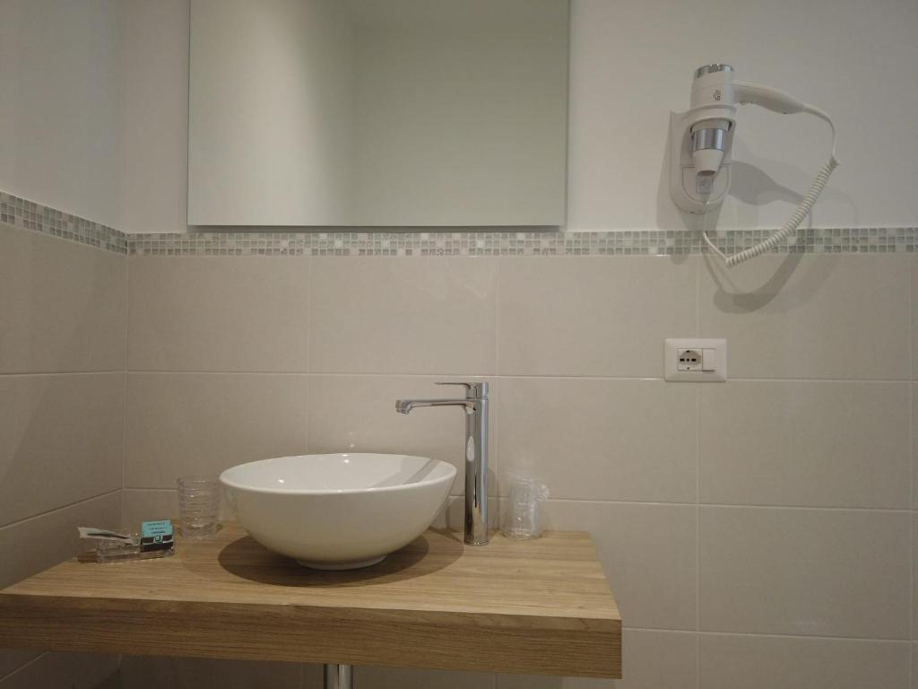 Koupelna v ubytování Casa Palanca Camere