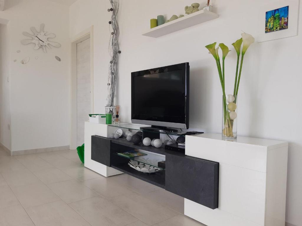 TV a/nebo společenská místnost v ubytování Apartment Mia