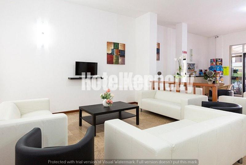 TV a/nebo společenská místnost v ubytování Hotel Kennedy