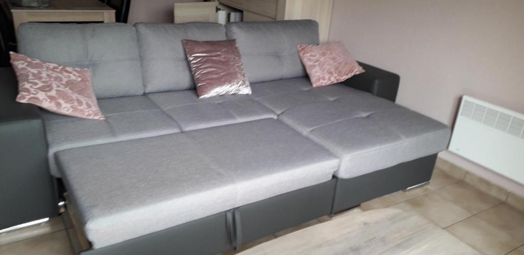 Posezení v ubytování Appartement à Bredene au rez-de-chaussée