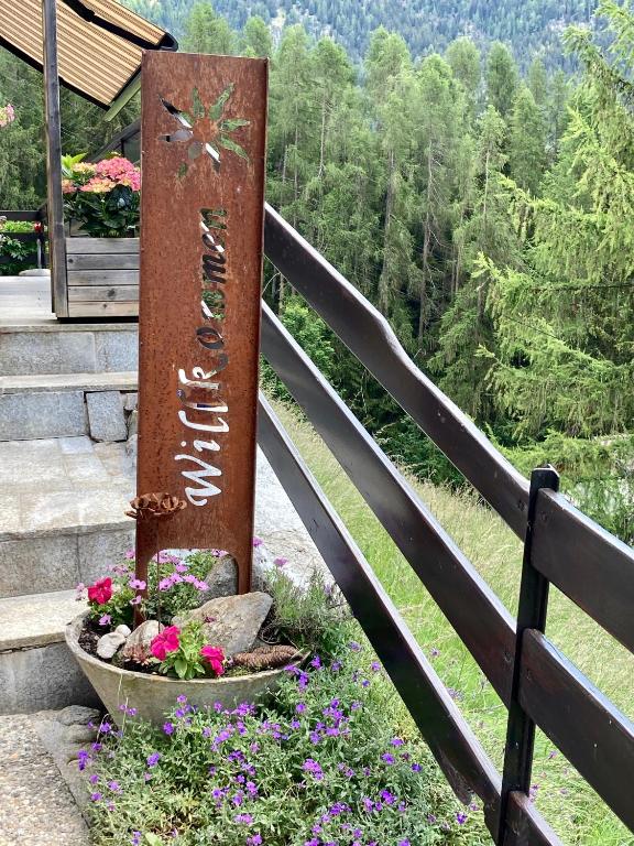 Zahrada ubytování Chalet Ariane