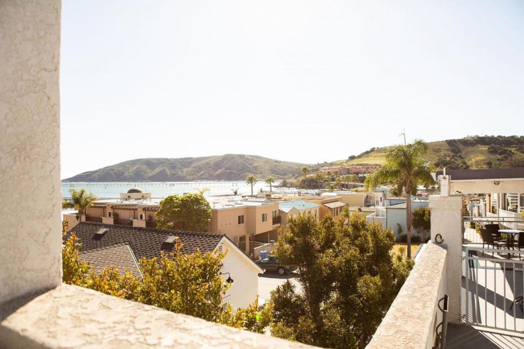 a view of a city from a balcony of a building at 90 San Luis Street Unit D in Avila Beach