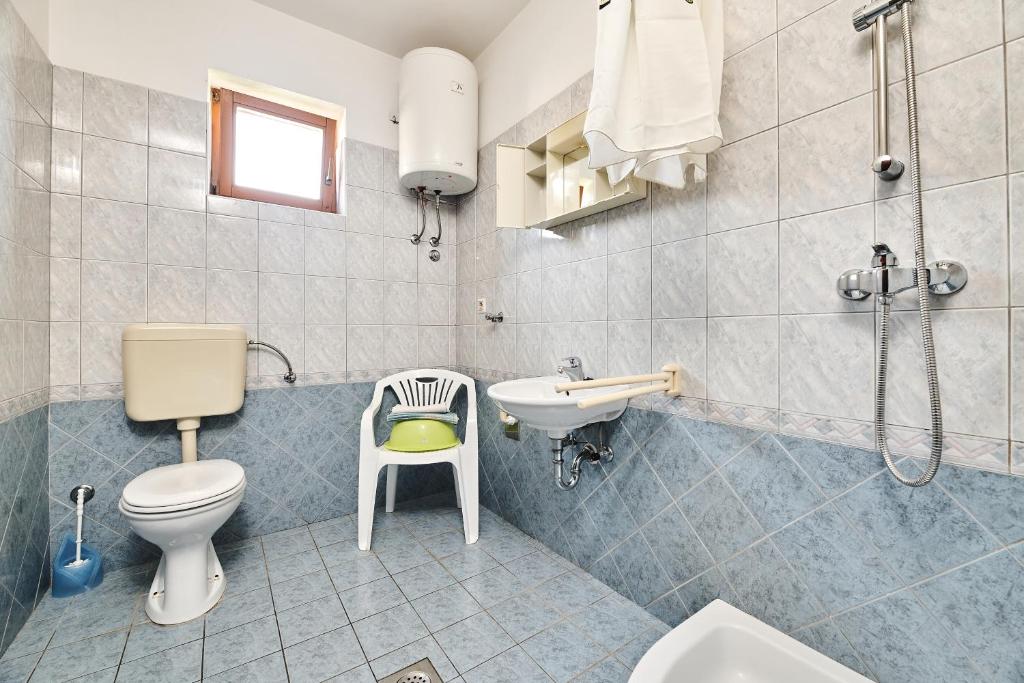 Koupelna v ubytování APARTMENT CAR UMAG