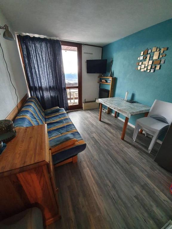 Posezení v ubytování Studio cabine 605 avec vue sur la Cerdagne