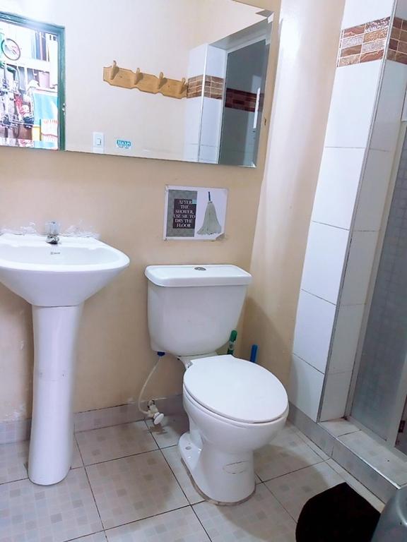 Koupelna v ubytování Hostal Gastro Bar Casa Colibrí