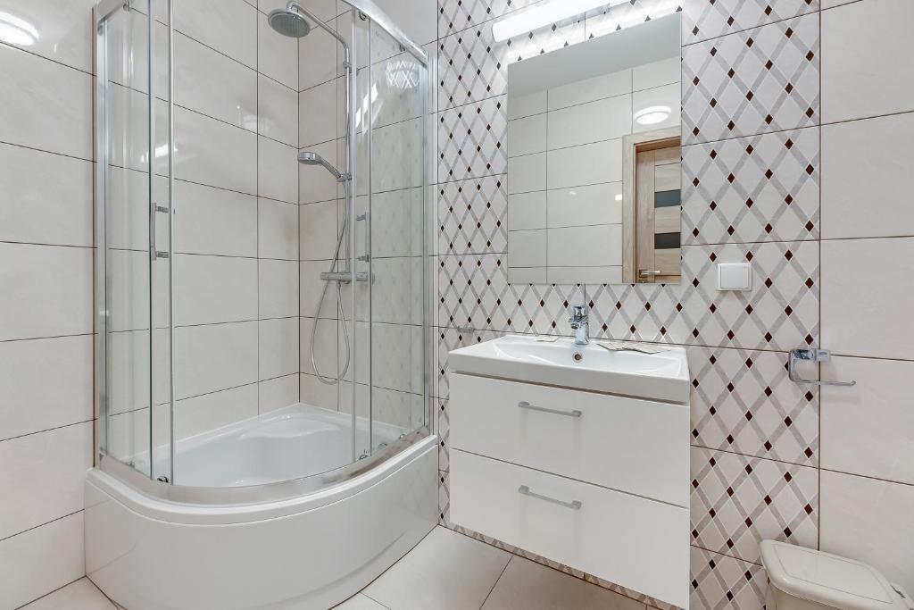 Kúpeľňa v ubytovaní Comfort Apartments Dolny Sopot