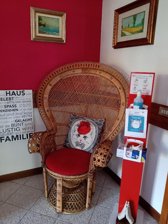Posezení v ubytování Casapatrizia B&B Sirmione