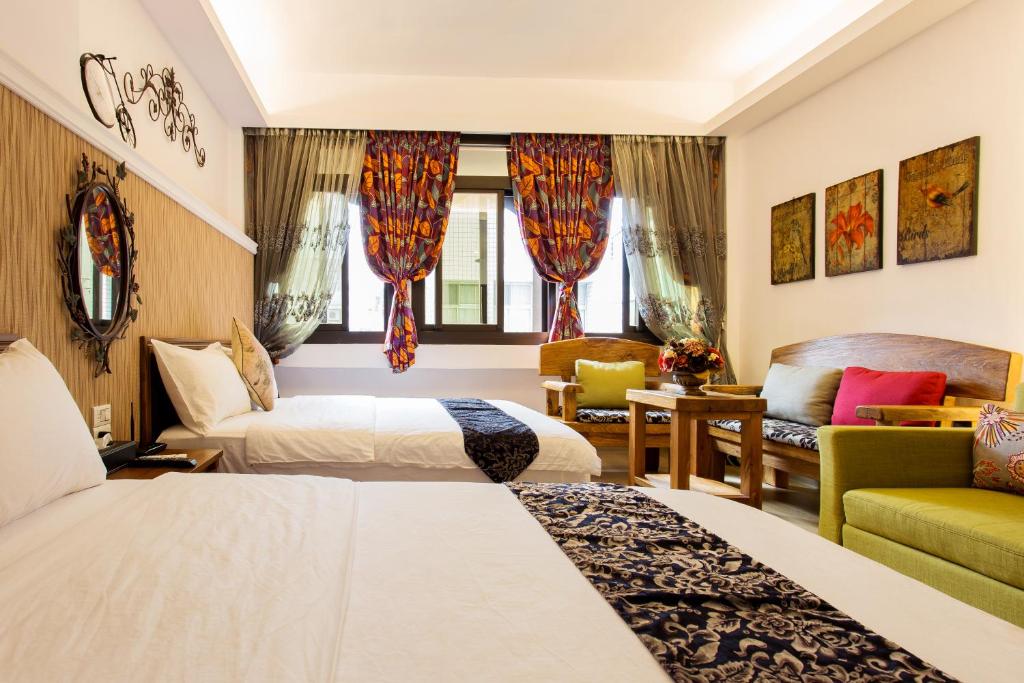 Postel nebo postele na pokoji v ubytování Hometown B&B