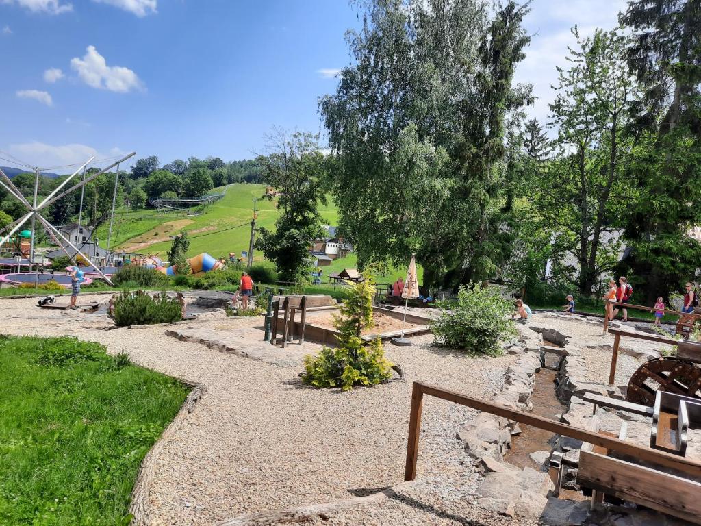 Zahrada ubytování Apartmán Pod Ledovcem