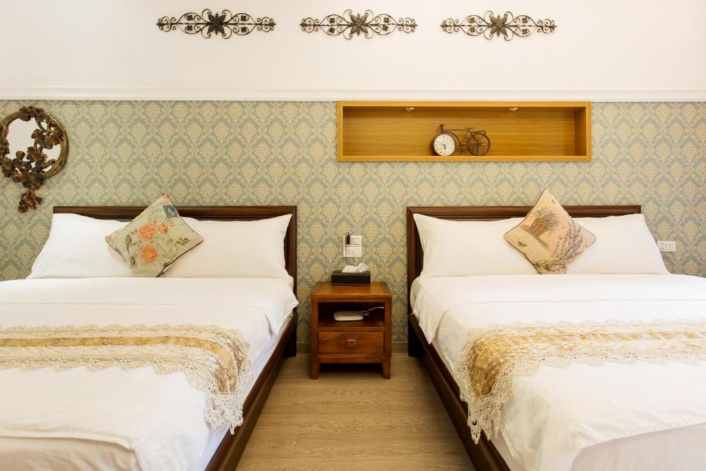 Postel nebo postele na pokoji v ubytování Hometown B&B