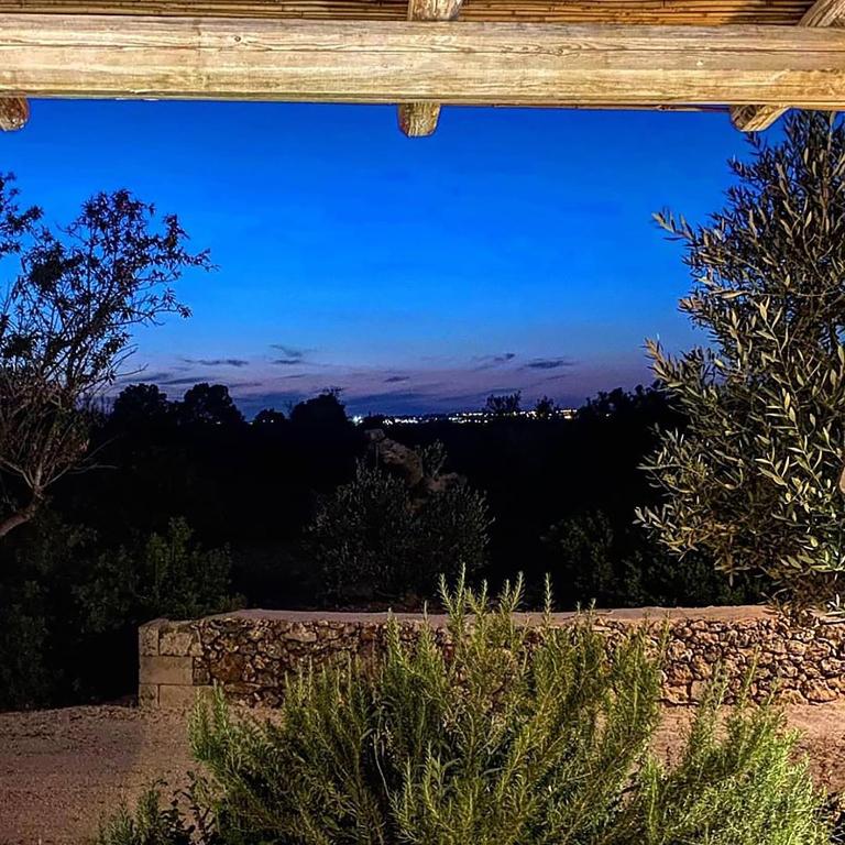 a view from the porch of a house at Tenuta La Milogna in Gallipoli