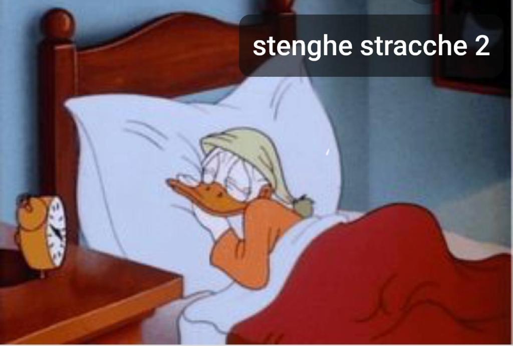 eine Karikatur eines Fuchses, der in einem Bett liegt in der Unterkunft Stenghe Stracche 2 in Ascoli Piceno
