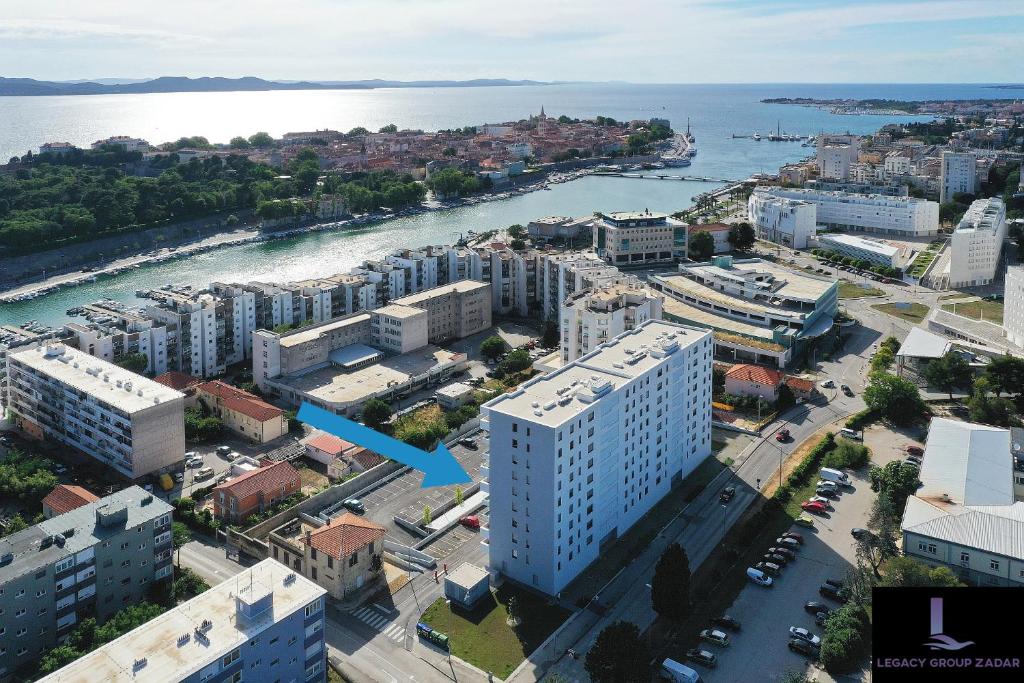 Výhľad na mesto Zadar alebo výhľad na mesto priamo z apartmánu