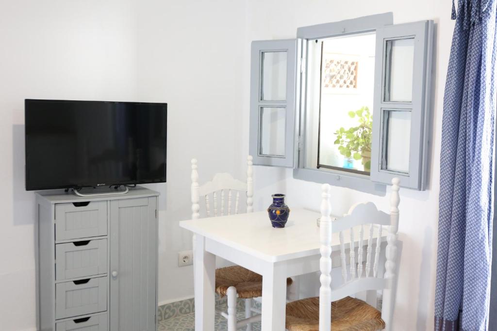 TV a/nebo společenská místnost v ubytování Vivienda de Alojamiento Rural Casa Naty