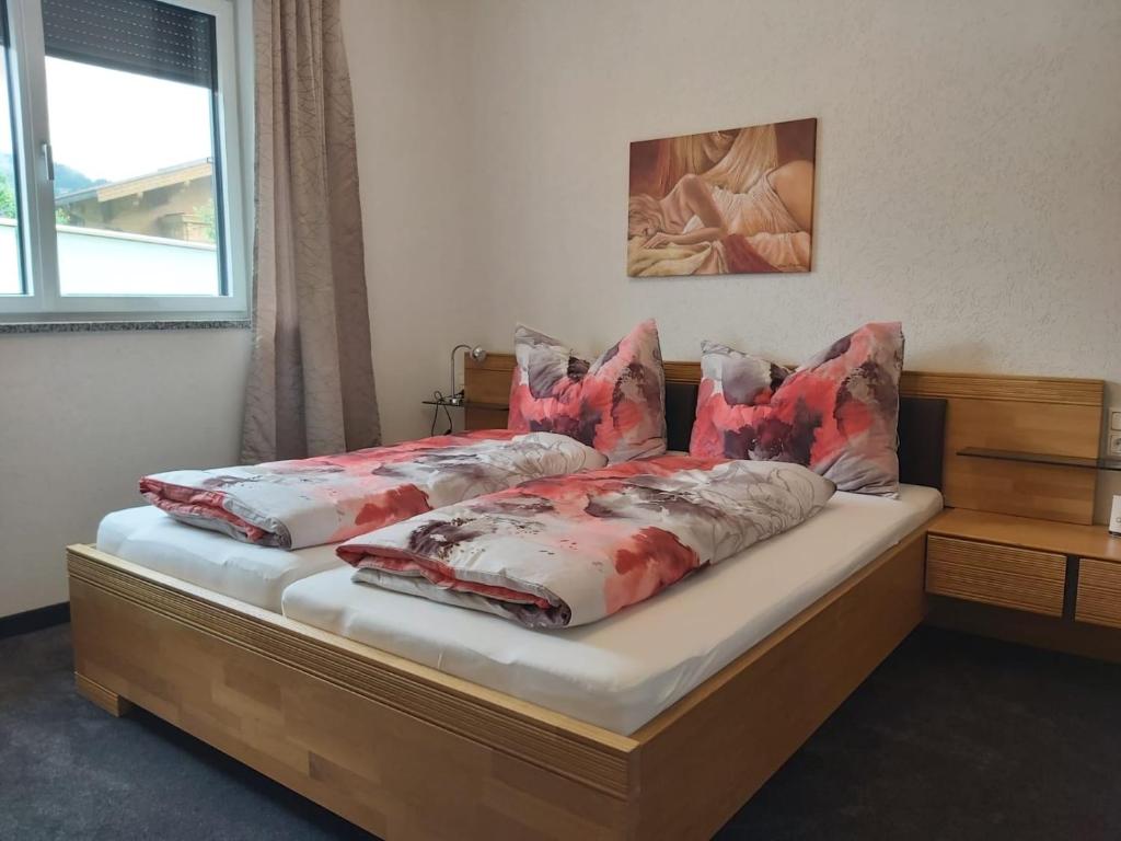 Postel nebo postele na pokoji v ubytování Buchbergdomizil