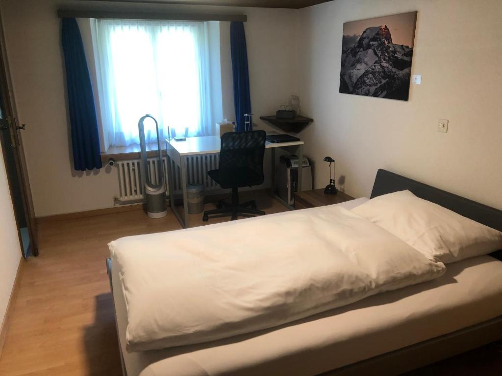Postel nebo postele na pokoji v ubytování Hotel Freihof