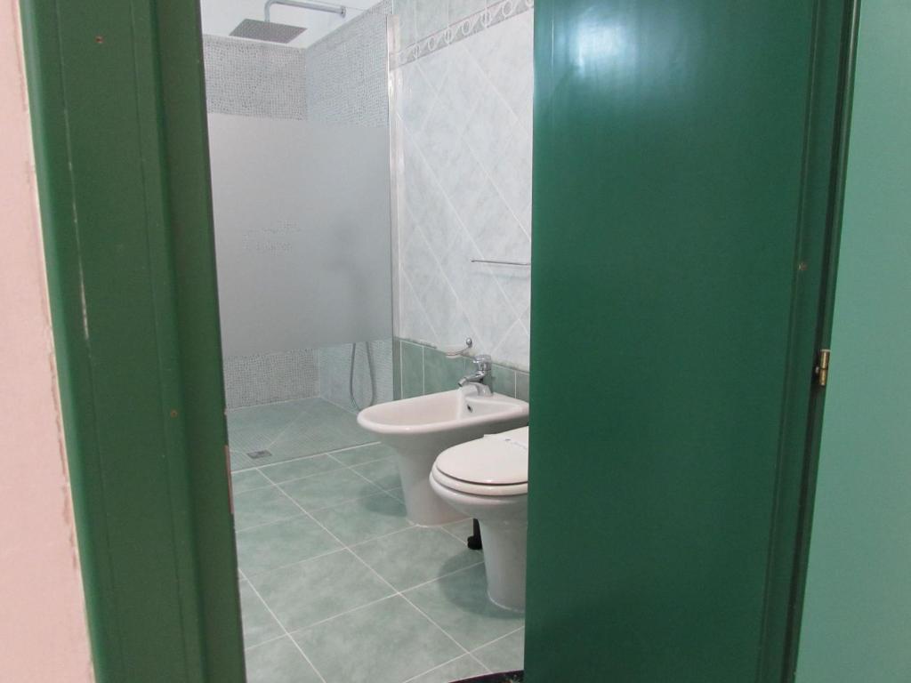 Koupelna v ubytování B&B CryAgo