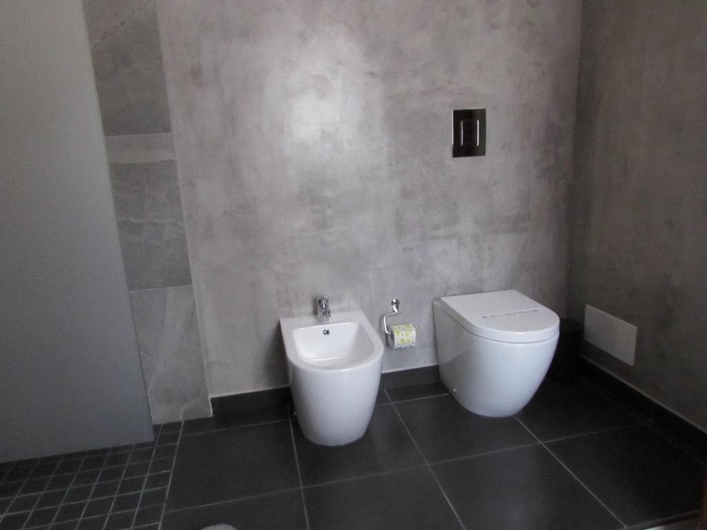 Koupelna v ubytování B&B CryAgo