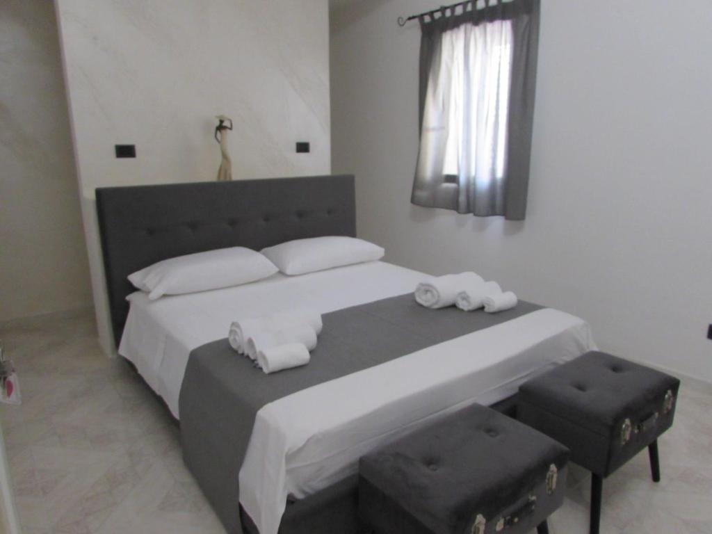 Postel nebo postele na pokoji v ubytování B&B CryAgo