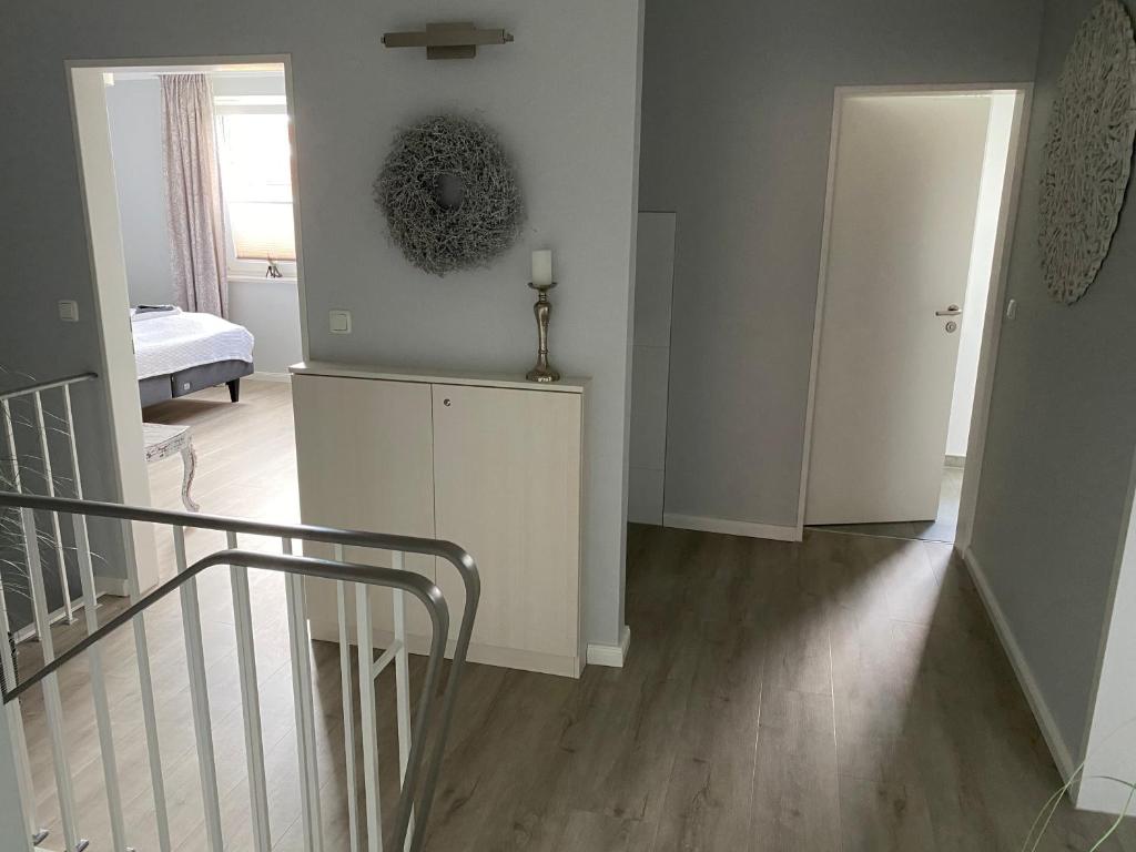 Postel nebo postele na pokoji v ubytování Haus Elfi