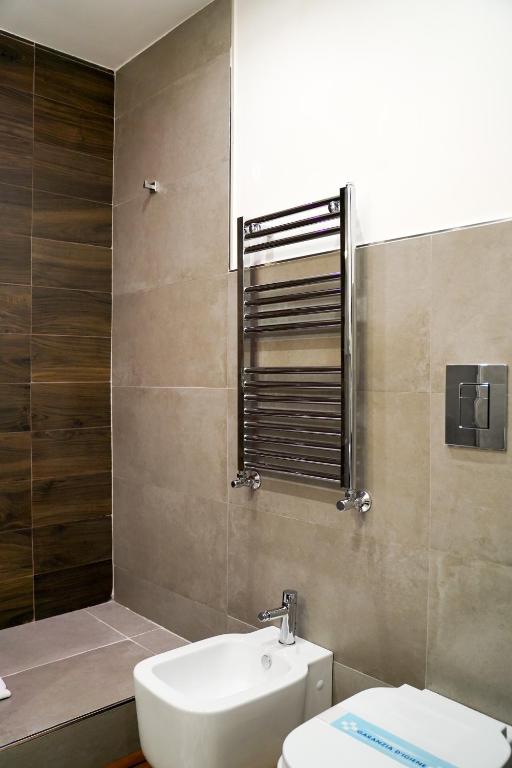 Koupelna v ubytování Hotel Cimarosa