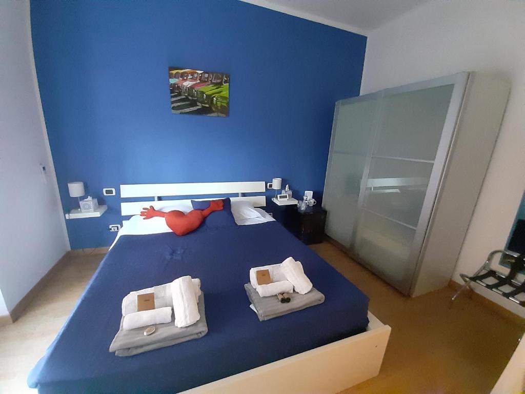 Łóżko lub łóżka w pokoju w obiekcie AD Trastevere Guest House - by AD Roma