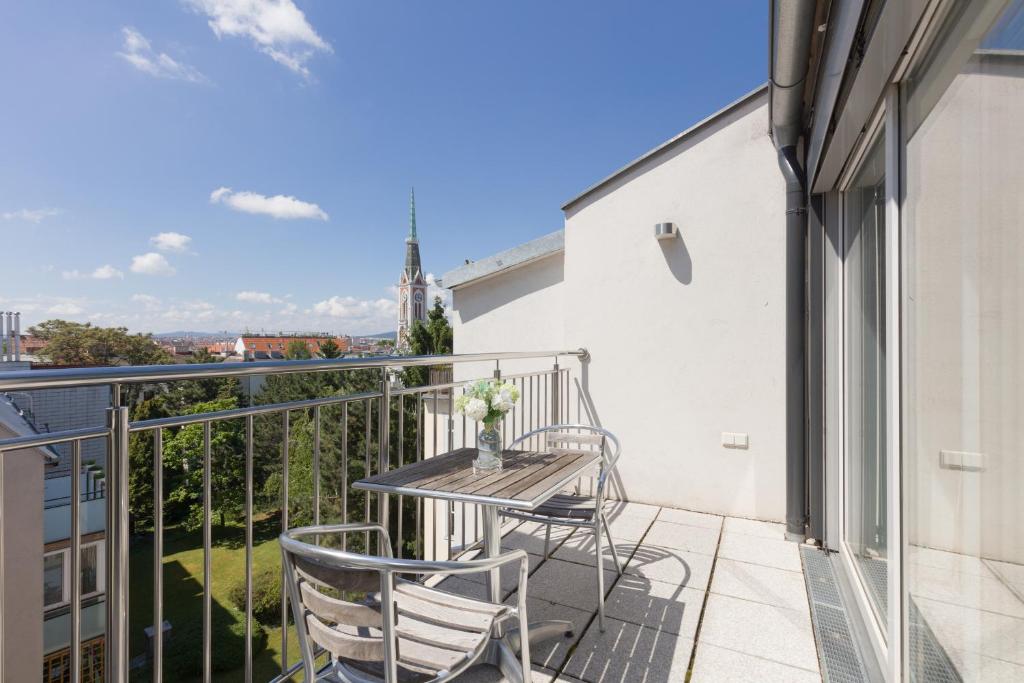 Balkón alebo terasa v ubytovaní Rafael Kaiser Premium Apartments - Contactless 24h Check-In