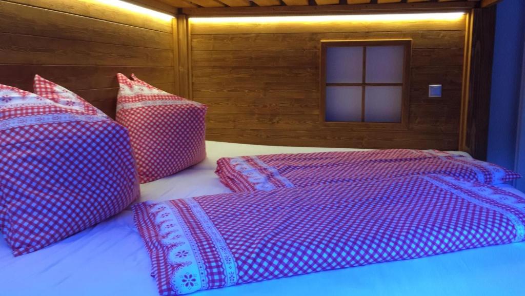 Postel nebo postele na pokoji v ubytování Apartmán Čučoriedka