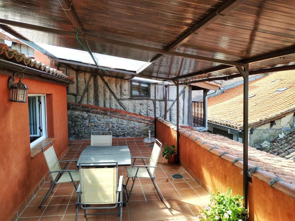 Balkón alebo terasa v ubytovaní Casa rural La Villa