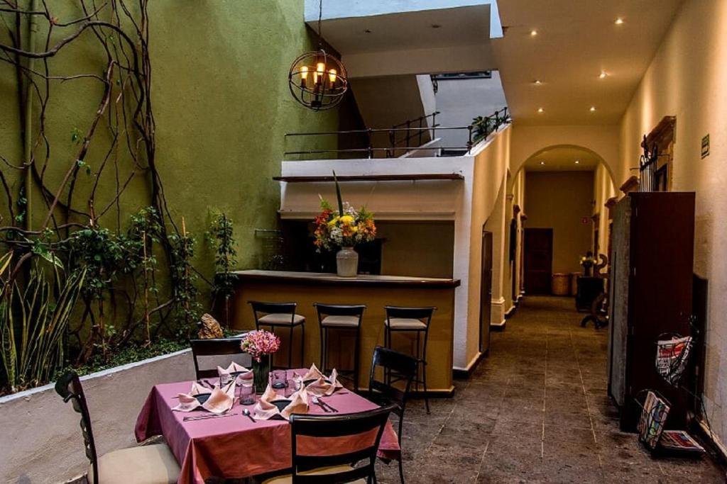 Posezení v ubytování Casa Aspeytia Hotel Boutique