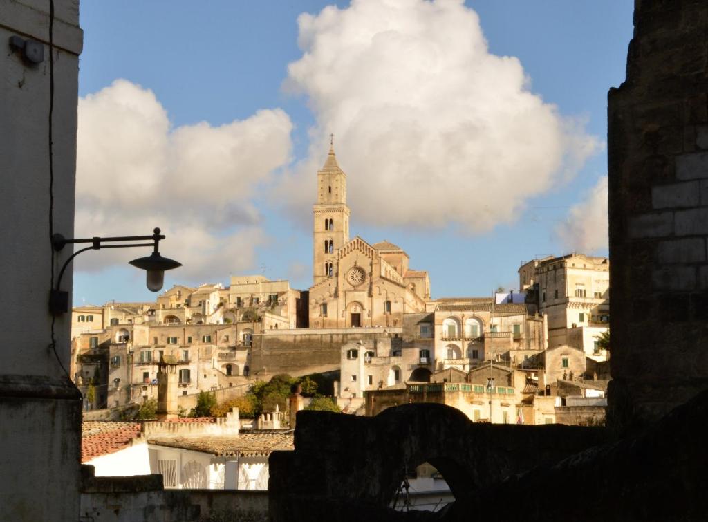 Nespecifikovaný výhled na destinaci Matera nebo výhled na město při pohledu z bed and breakfast