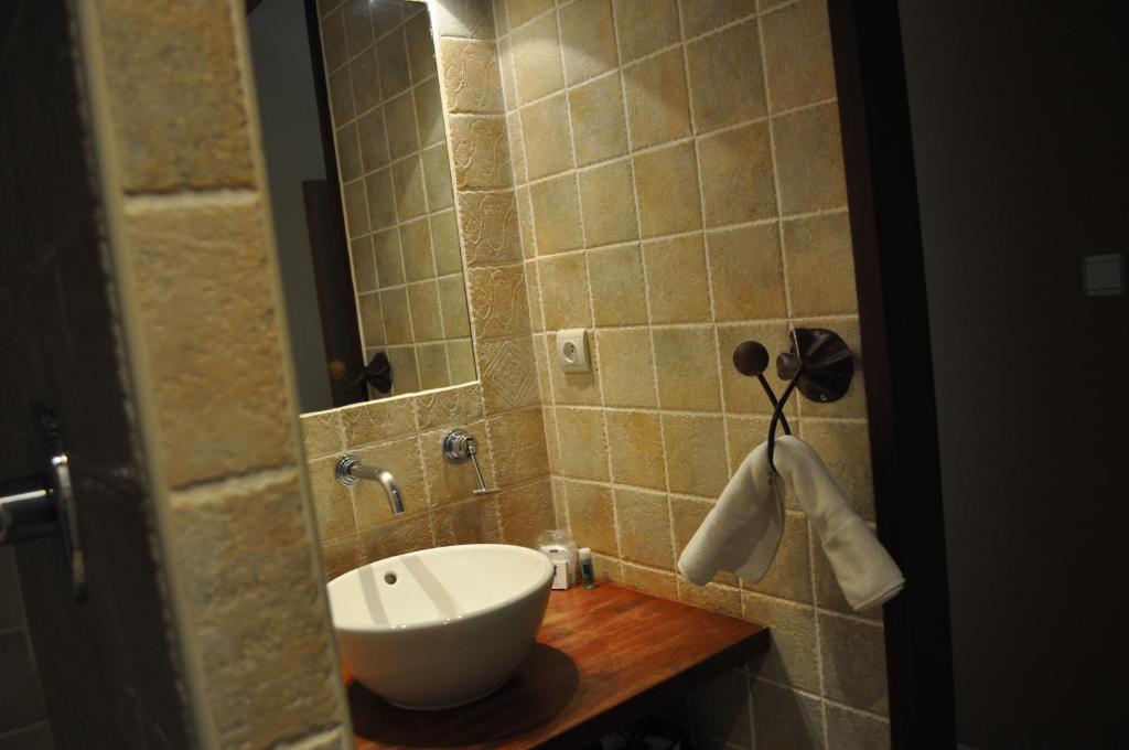Koupelna v ubytování Domaine De Blancardy