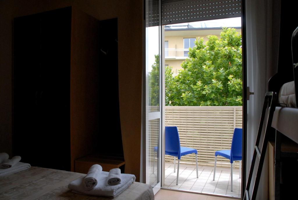 Balkón nebo terasa v ubytování Hotel Arno