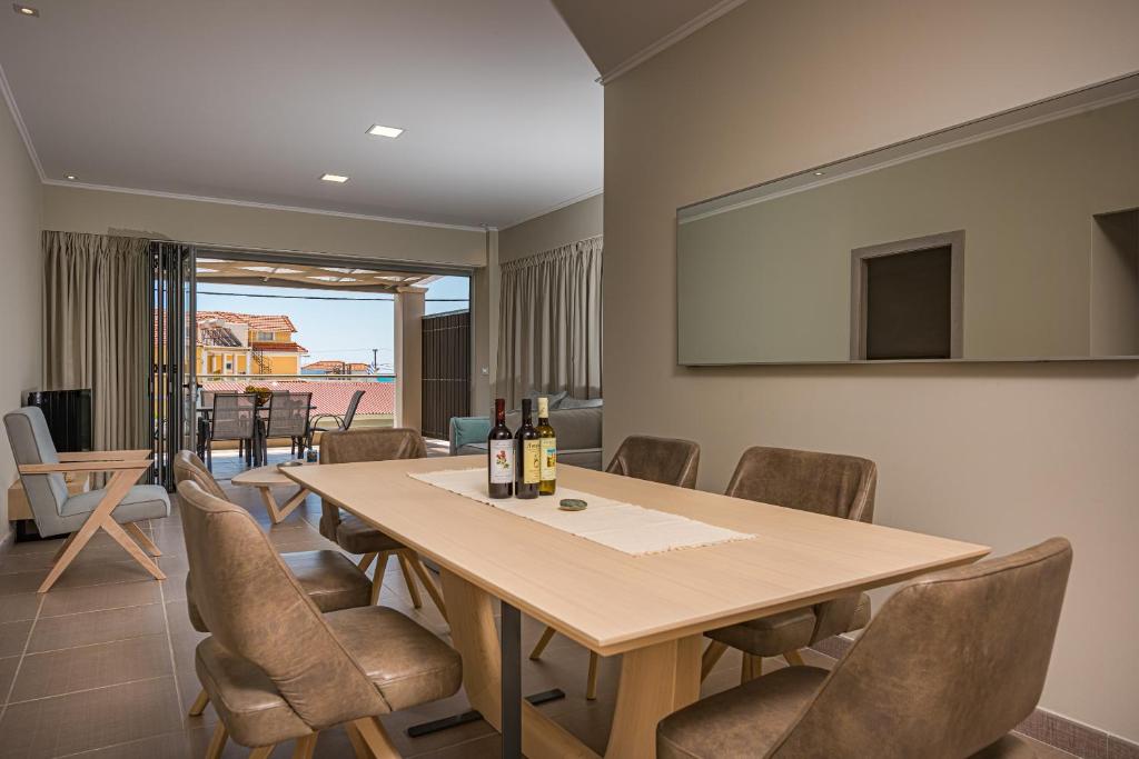 Posezení v ubytování Metsovo Big Apts