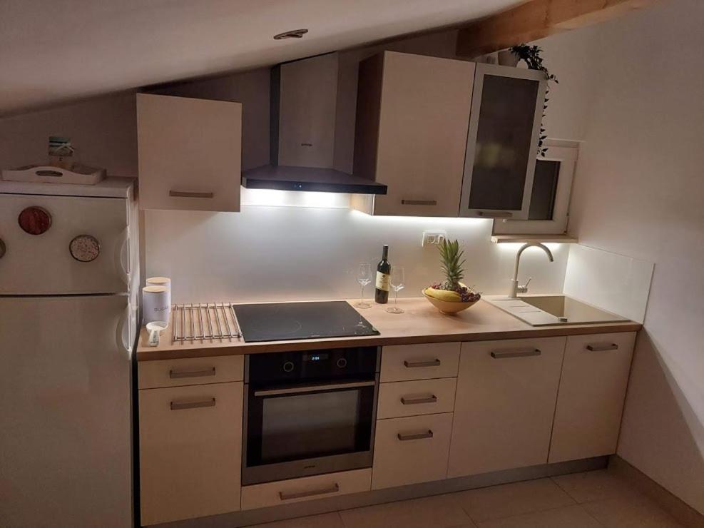 Kuchyň nebo kuchyňský kout v ubytování Apartment D&D Grubišić