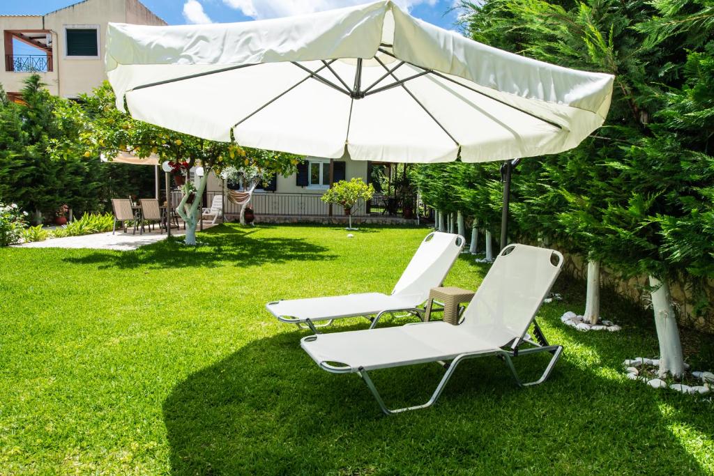 Zahrada ubytování Villa Nektaria