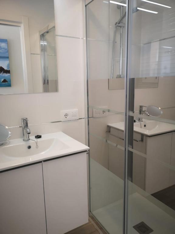 Łazienka w obiekcie Hostal Costa De La Luz