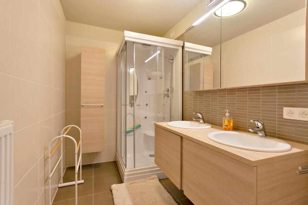 Koupelna v ubytování Lichtrijk appartement Oostende