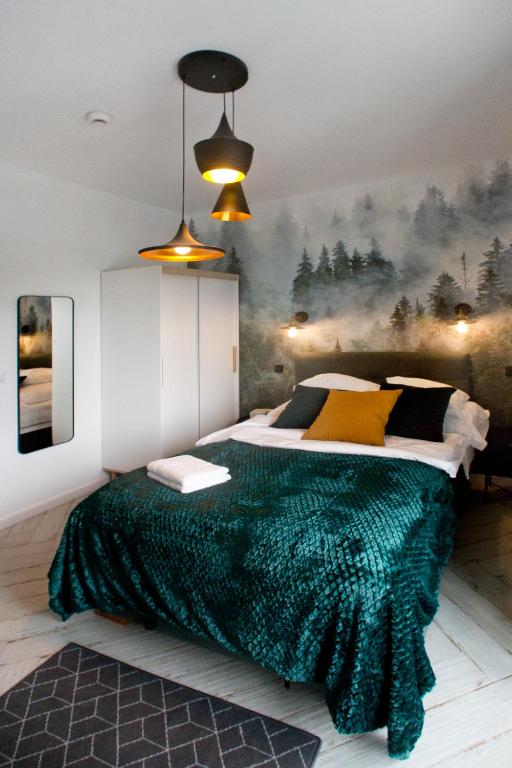 Posteľ alebo postele v izbe v ubytovaní Prymasa Tysiaclecia - P&O Serviced Apartments